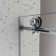 6063 Brushed Nickel Frameless One Fixed And One Shifted Shower Door,70MM 304 Stainless Steel Large Pulleys With Adjustable Soft Closing Function,With Nano Easy Cleaning,Stick Explosion-Proof Menbrance