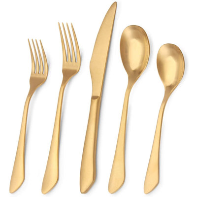 Everly Quinn Stainless Steel Flatware Set - Service for 8