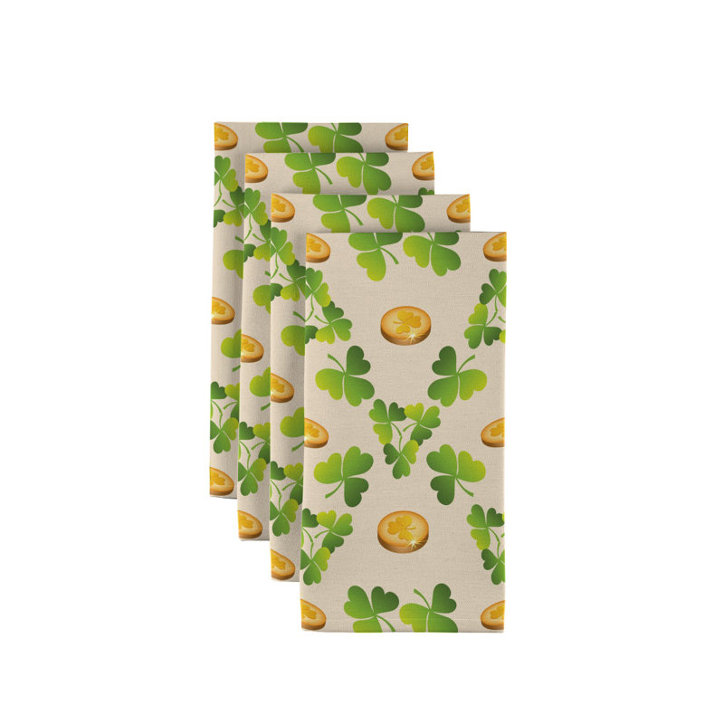 Smelley Polyester Floral Square Napkin