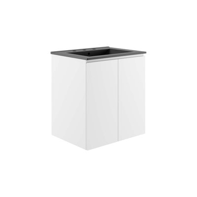 Meuble-lavabo mural 24 po Bryn par Modway