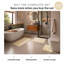 Ensemble de tapis de salle de bain en mousse viscoélastique 3 pièces Demi-Lune-128649708