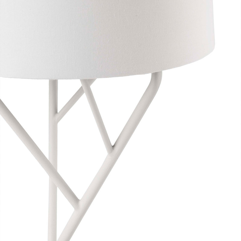 Tree Table Lamp, White, White