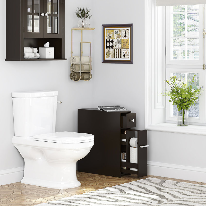 Armoire de salle de bain Lall, Espresso