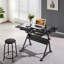 Anglia Adjustable Glass Drafting Table