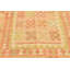 Tapis de la zone en laine beige/rouge 4 pi 9 po x 6 pi 10 po one-of-kind main-noué la Elland