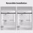 68-72 "Es *76 "Es Frameless Design Double Sliding Opening Soft-Close Shower Door  - 3/8 "Es (10Mm) Thick Tempered Glass Door-122071586