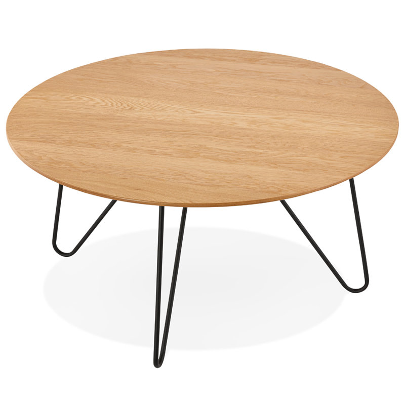 Zaylee Four Leg Coffee Table, Beige