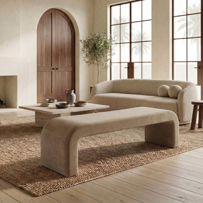 Banc rembourré Daine
