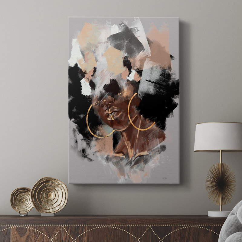 Afro Pop - galerie Cavas sur mesure, H 18 po x l 12 po