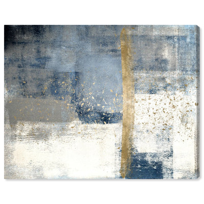 Roschelle " Abstract In The Mid Summer, Modern & Contemporary Blue " by Oliver Gal