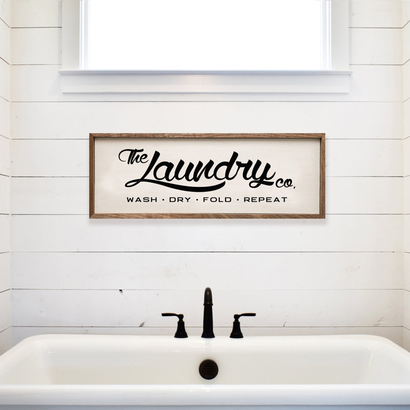 The Laundry Co - blanc, H 4 po x l 12 po