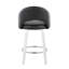Ensemble de tabourets pivotants contemporains avec repose-pieds-1783510652