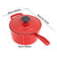 Breeins 2L Cast Iron Stock Pot