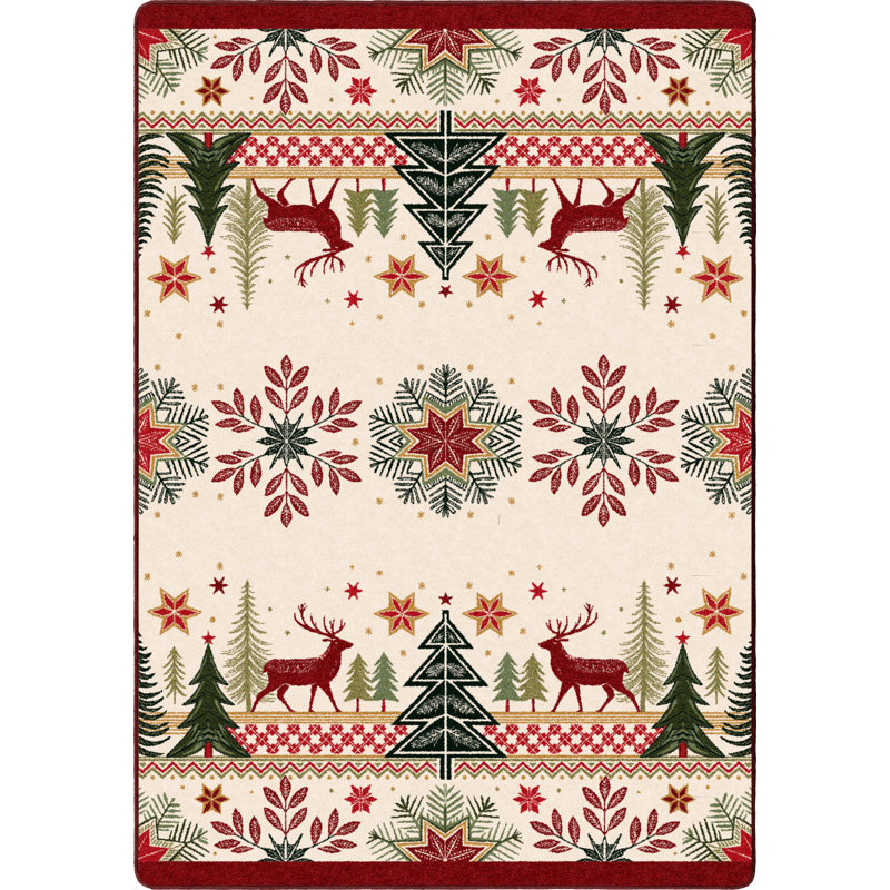 Nordic Woodland, 5'4"x7'8" Rectangle