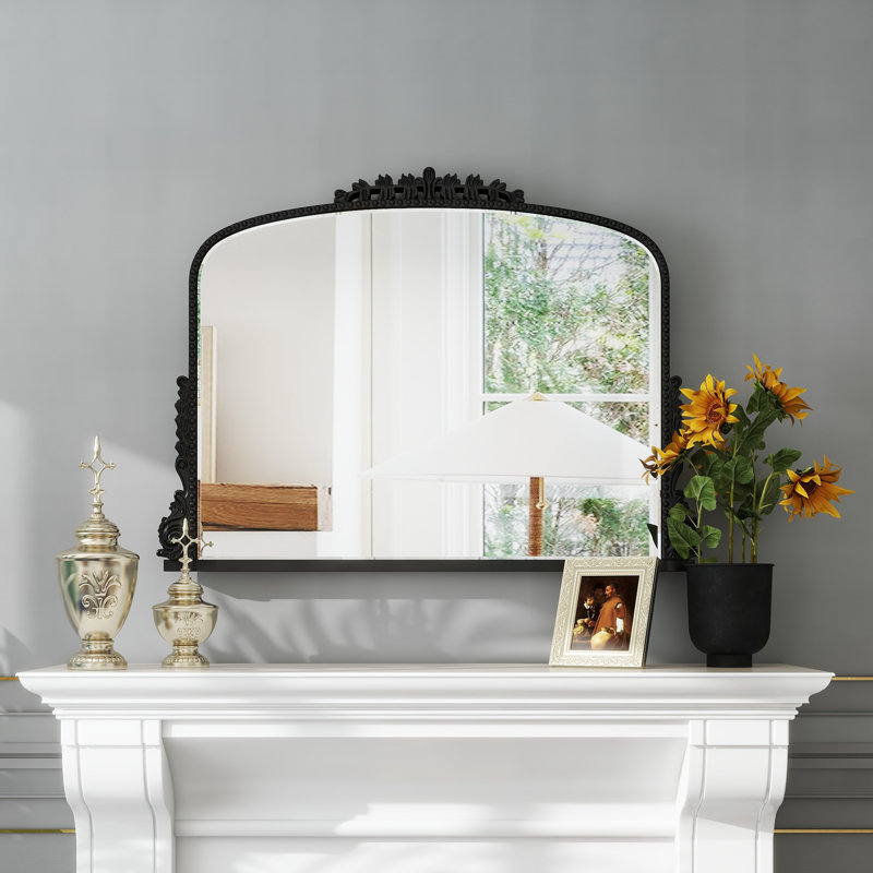 Miroir mural Euri, Noir, 26 po x 35,4 po