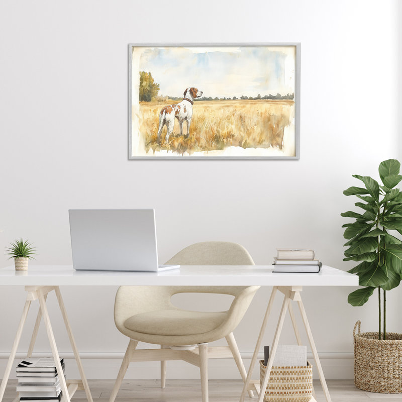 Giclée encadrée, dessin par Petal Prints Design, Estampe numérique Farmhouse, H 16 po x l 24 po