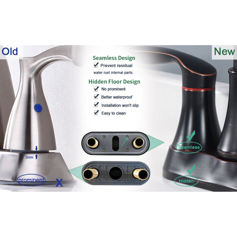 Effortless Water Control Metal Faucet Modern Design Perfect For Bathroom