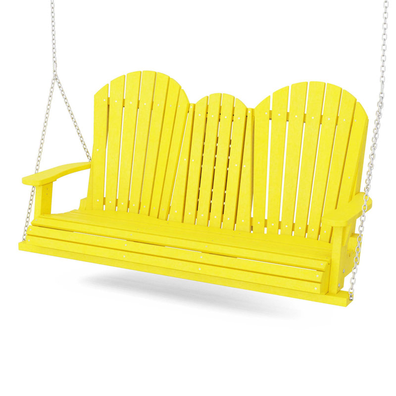 Balancelle 5 pi avec console Heritage, Jaune citron