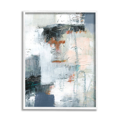 «Dynamic Fort Architecture Abstraction Dense Layered Shapes», art mural sur toile tendue XXL par Victoria Barnes