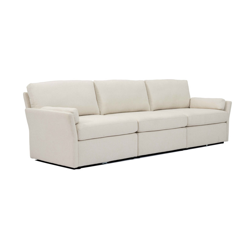 Upholstered 106'' Sofa, White