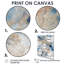 «Blue and Gold Marble Clouds I», reproduction sur toile-67381198-119771367-67381204