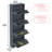 Antibacterial 4 Tier Metal Shoe Cabinet Without Holes-1737104679