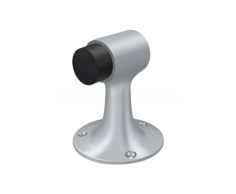 Door Stop, Brushed Chrome