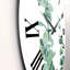 Branche d'eucalyptus argenté bleu - horloge murale Tropical-60328748