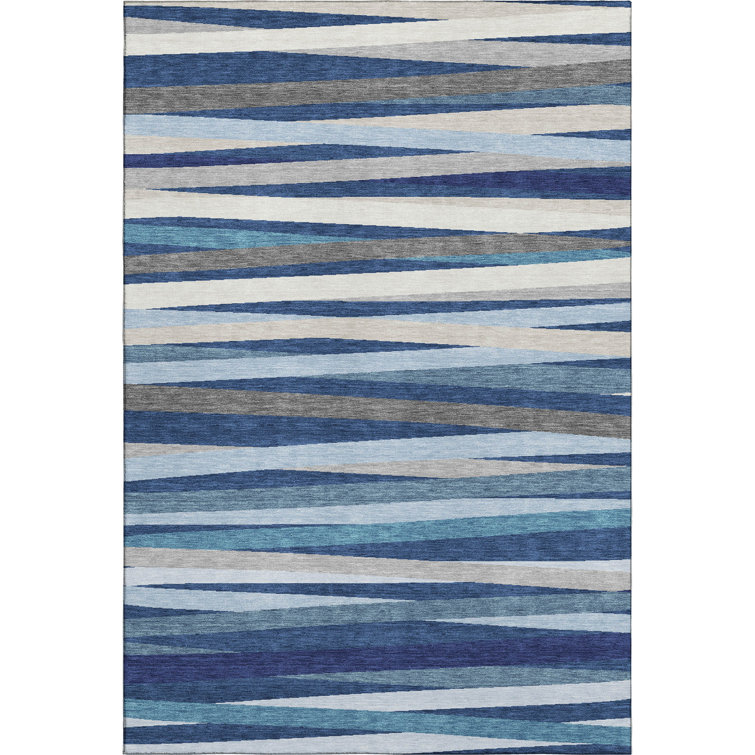 Premium Machine Washable Natoma AMF997 Stripes Rug