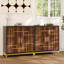 2 - Door Sideboard, Storage Cabinet With Steel Feet