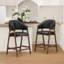 Tabouret de bar rembourré en bois massif-443100935-443100928