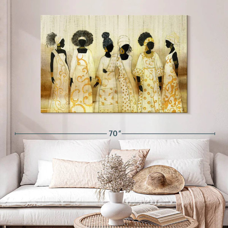 Leisha Six Queens, 34" H x 51" W