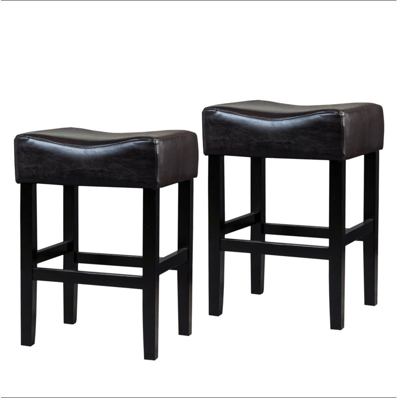 26" Backless Counter Stools, 2-Pcs Set