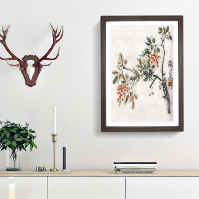 Floral Print by Chen Shizeng - Picture Frame Painting Print