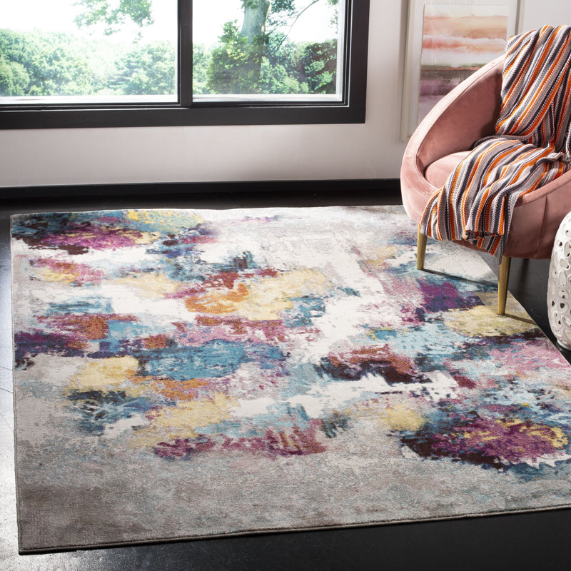 Mandalay Performance Abstract Rug, Rectangle 9' x 12'