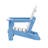 High Density Polyethylene Mini Foldable Adirondack Chair-2046435613