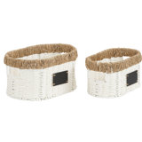 Beachcrest Home™ Wicker Basket