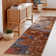 Modern Abstract Machine Washable Non-Slip Rug, Non-Shedding Contemporary Accent Rugs, Low Pile Indoor Carpet for Living Room, Bedroom