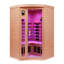 Belfry Bathroom Haddington 2 - Person Bluetooth Compatible FAR Infrared Sauna with Remote Control in Hemlock