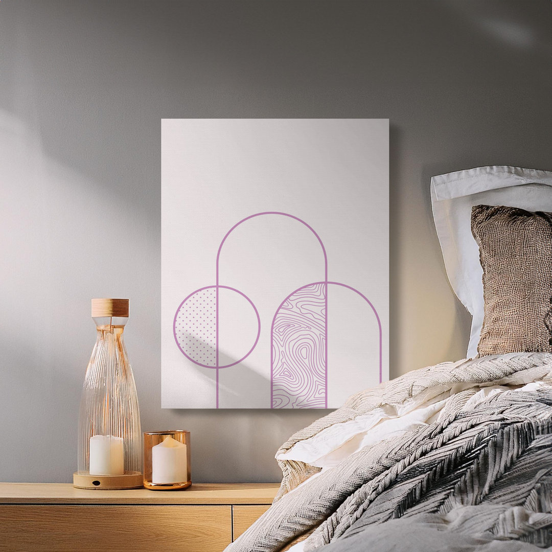 Abstract Geometric Canvas Wall Art, Modern Arches Print, Gallery Wrapped, Ready to Hang, Archival Quality, Home Decor, Statement Piece