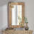 Sleek Design Rectangular Mirror
