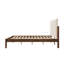 Structure de lit en bois massif Ardin avec tête de lit tapissier crème-1052848201-1052848247