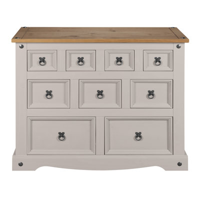 Parsonsburg Solid Wood 103cm W 9 - Drawer Chest of Drawers