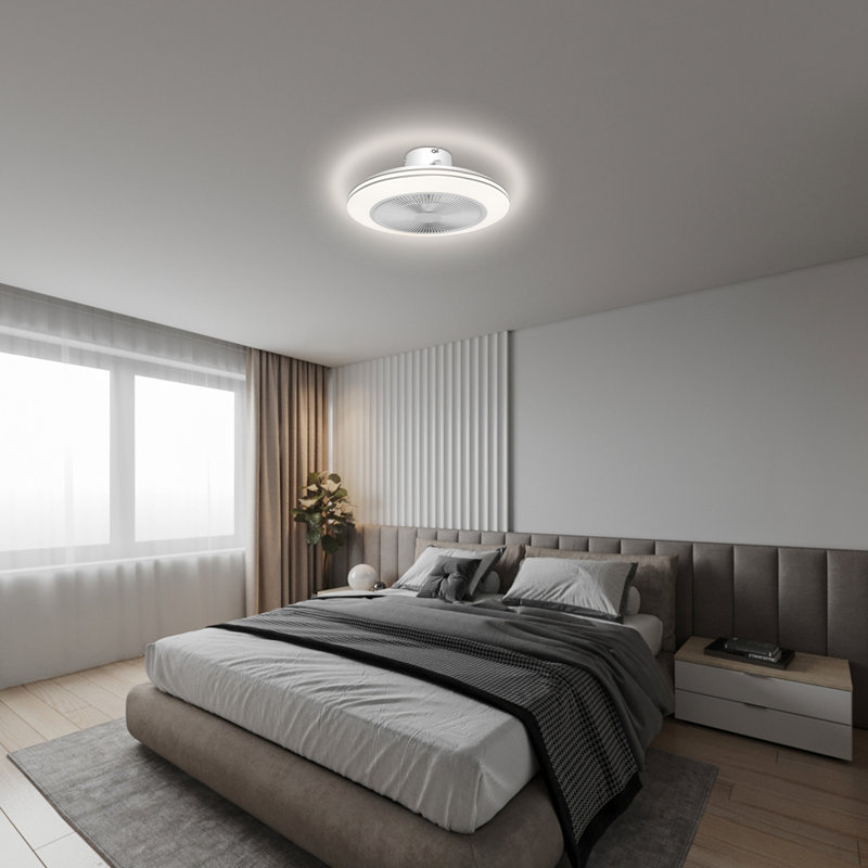 Led Low Profile Ceiling Fan With Light White Ceiling Fan With Light Flush Mount Ceiling Fan With Lights Rgb Ceiling Fan Living Room Ceiling Fan With Lights