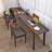 Nut-brown Rectangular Solid Wood Writing desk