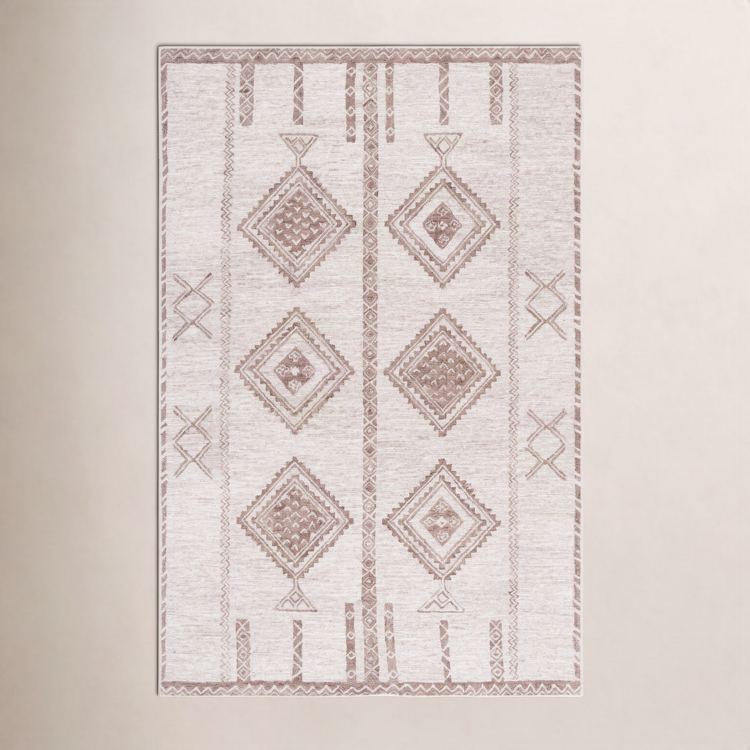 Uriel Hand-Tufted Moroccan Wool Rug, Rectangle 5' x 8'