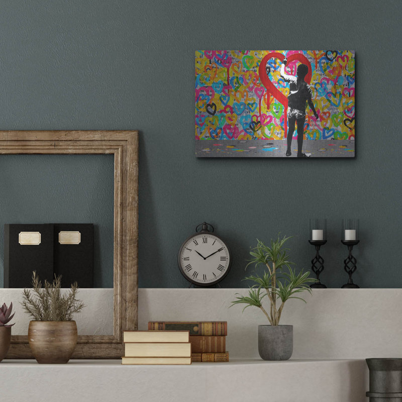 " PUT MY HEART INTO IT " by DB Waterman, 12" H x 16" W