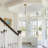 1 - Light Dimmable Glass Pendant Light