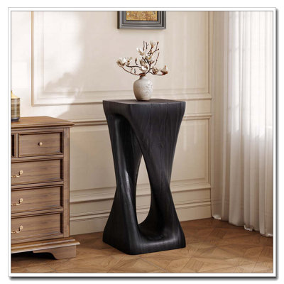 Table d'appoint d'extérieur, tabouret de jardin pour patio, table d'appoint décorative pour terrasse de balcon côté piscine
