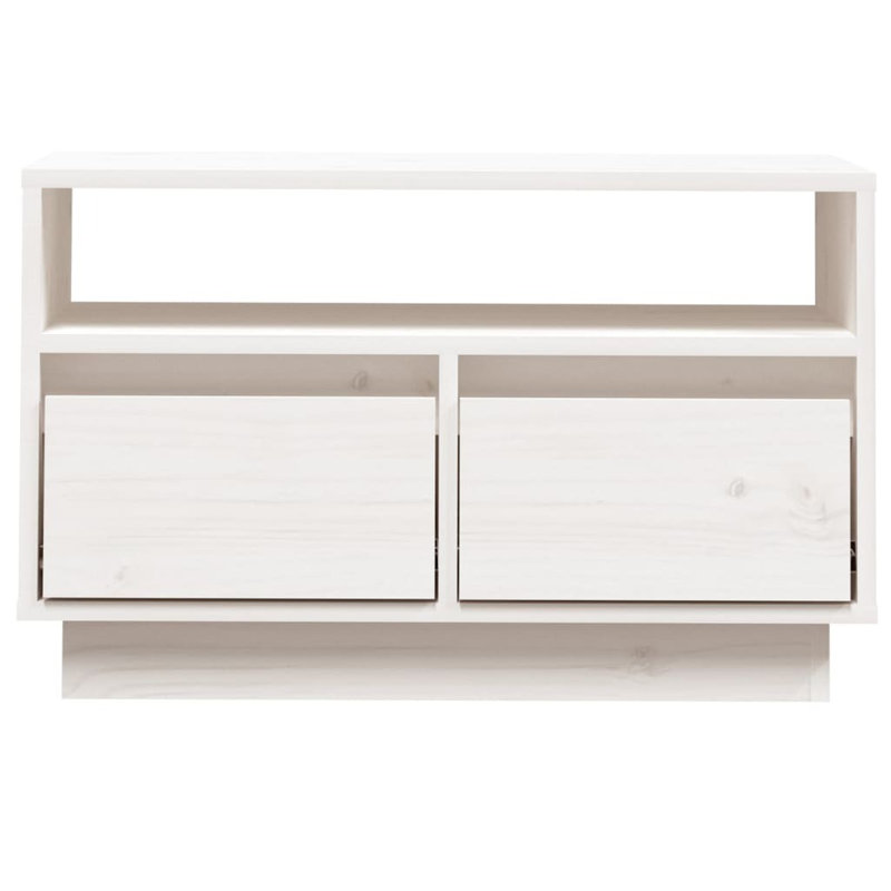 Giolanda Unfinished TV Stand, White